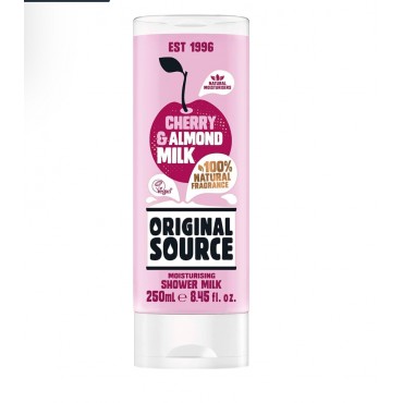 Original Source Cherry & almond moisturising shower Milk.