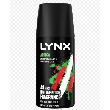 LYNX AFRICA Deodorant Body Spray 