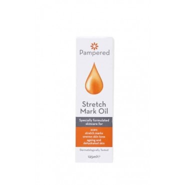 Pampered stretch mark oil