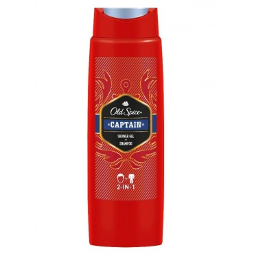 Old spice captain shower gel + shampoo 