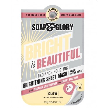 Soap & Glory SKINCARE Bright & Beautiful Brightening Sheet Face Mask