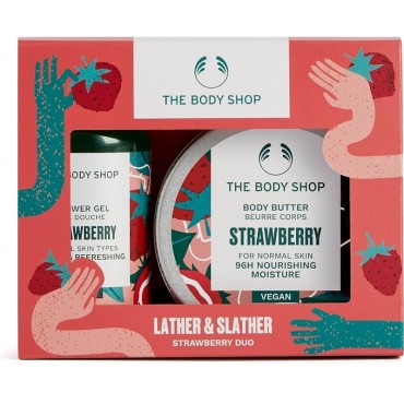 The Body Shop Strawberry Duo Treats Lather & Slather