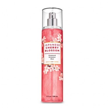 Bath and Body Works Japanese Cherry Blossom Diamond Shimmer Fine Fragrance Mist
