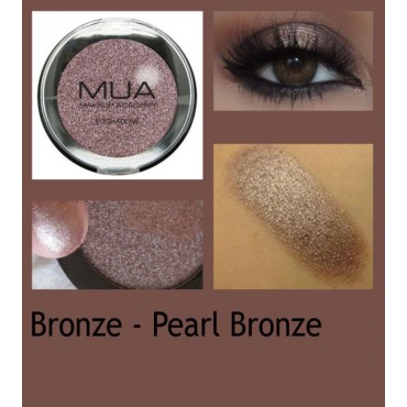 MUA Pearl Mono Eyeshadow - Bronze