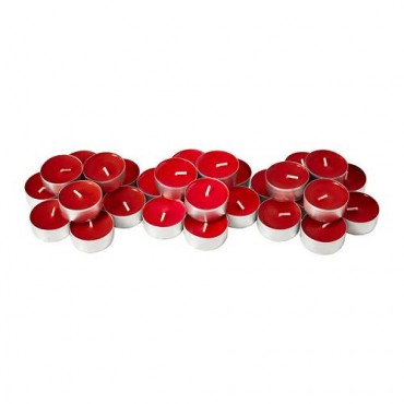 IKEA Scented Tea Lights - Sweet berries, red
