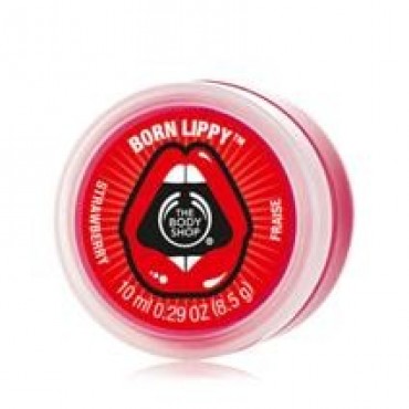 The Body Shop Born Lippy Strawberry Pot Lip Balm