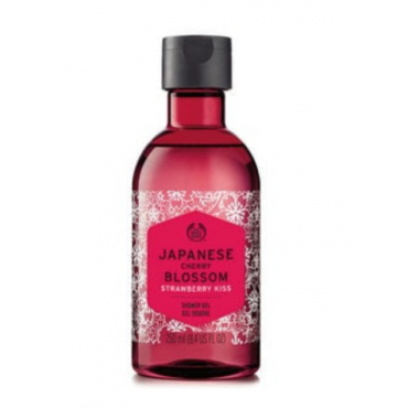 The Body Shop Japanese Cherry Blossom Strawberry Kiss Shower Gel